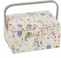 Sewing Basket Medium Twit Twoo