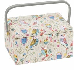Sewing Basket Medium Twit Twoo