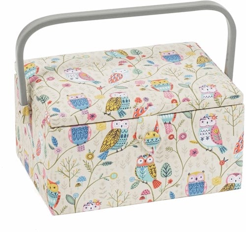 Sewing Basket Medium Twit Twoo