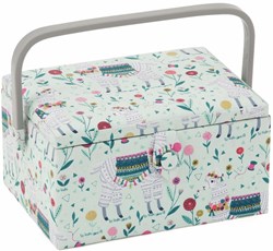 Sewing Basket Medium Lama