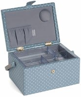 Sewing Basket Medium Embroidered Sloth-3