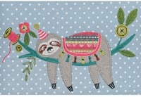 Medium Embroidered Sloth