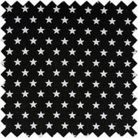 Sewing Basket Medium Octagonal Black Star-2