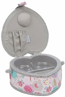 Sewing Basket Small Notions Heart Shape-3
