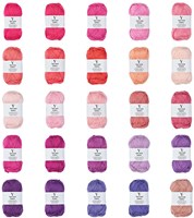 Yarn and Colors Must-Have 25 Colors Yarn Pack 3 Amethyst