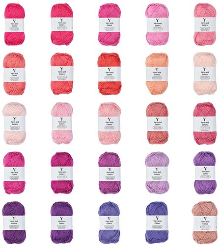 Yarn and Colors Must-Have 25 Colors Yarn Pack 3 Amethyst