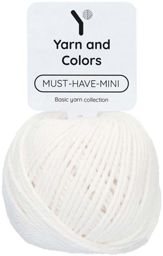 Yarn and Colors Must-have Minis 001 White