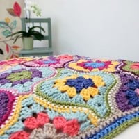 Mystical Lanterns Blanket Crochet Kit-3