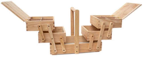 Sewing Box Wood M Light-2