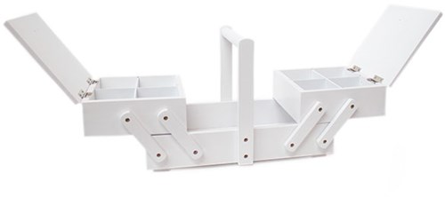 Sewing Box Wood S White-2
