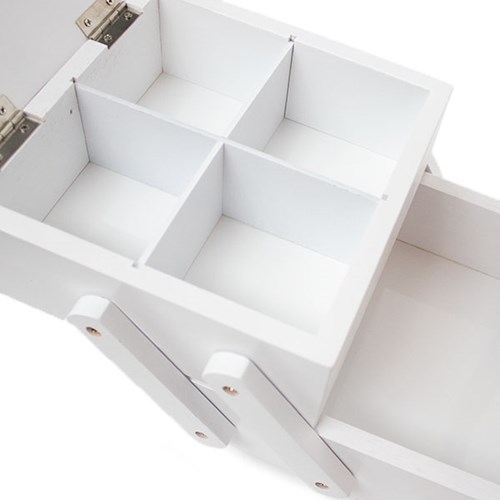 Sewing Box Wood S White-3
