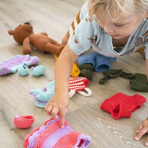 Dream Dress-Up Bear Clothing Crochet Kit-2