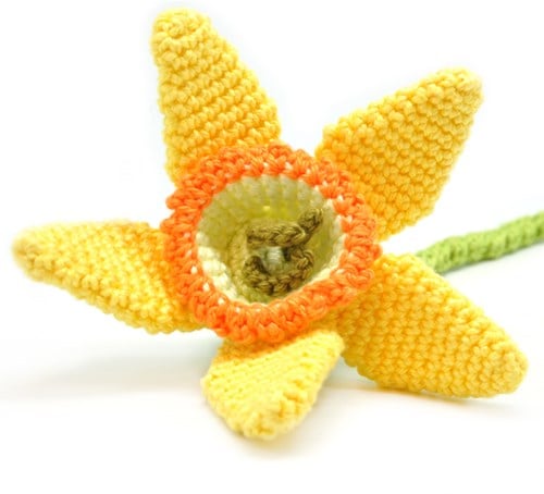 Crochet Pattern Flower Daffodil