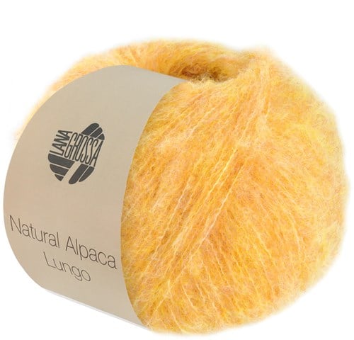 Lana Grossa Natural Alpaca Lungo 010 Yellow