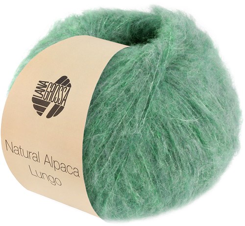 Lana Grossa Natural Alpaca Lungo 017 Light Petrol