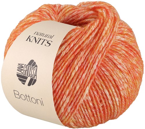 Lana Grossa Bottoni 003 Orange/Creme