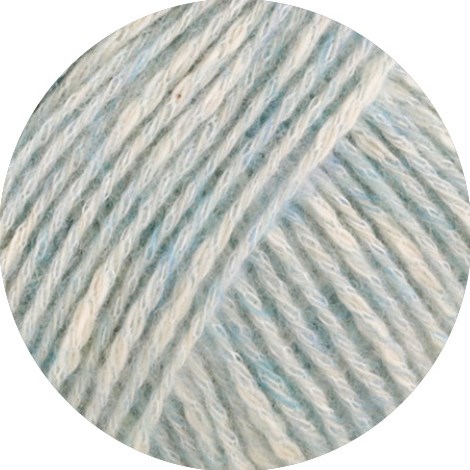 Lana Grossa Bottoni 006 Pastel Turquoise/Raw White-2