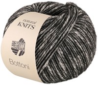 Lana Grossa Bottoni 014 Anthracite/Creme
