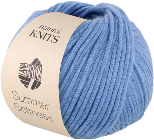 Lana Grossa Summer Softness 016 Jeansblue