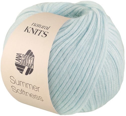 Lana Grossa Summer Softness 017 Pastelblue