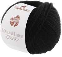 Lana Grossa Natural Lama Chunky 008 Black