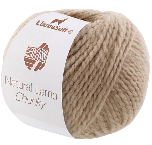 Lana Grossa Natural Lama Chunky 010 Light Beige