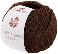 Lana Grossa Natural Lama Chunky 013 Chocolat Brown