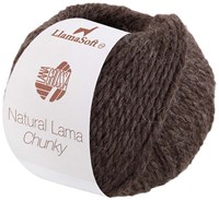 Lana Grossa Natural Lama Chunky 014 Grey Brown