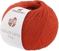 Lana Grossa Natural Lama Fine 104 Rust Orange