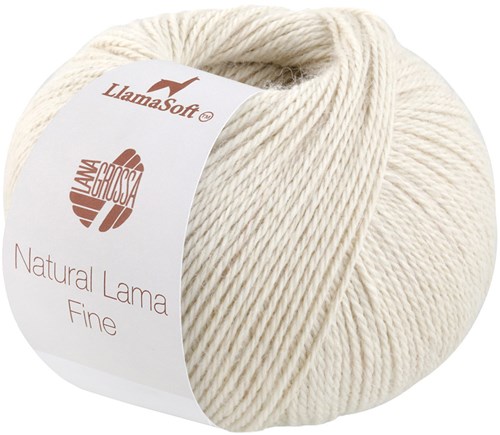 Lana Grossa Natural Lama Fine 109 Nature