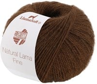 Lana Grossa Natural Lama Fine 113 Choco Brown