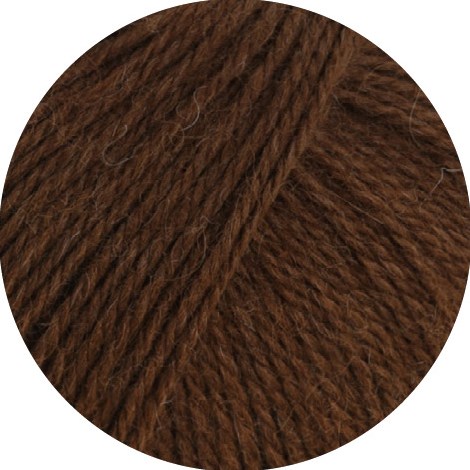 Lana Grossa Natural Lama Fine 113 Choco Brown-2