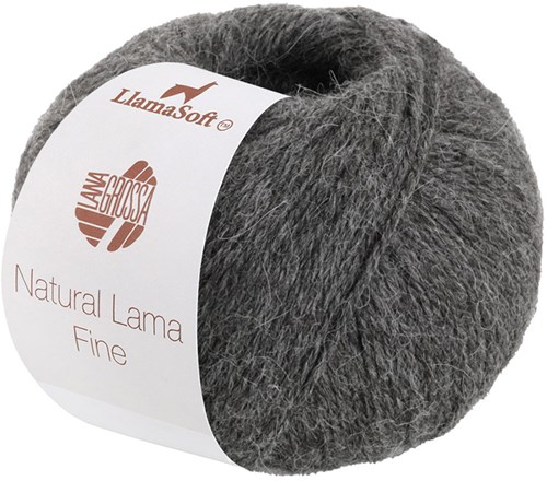 Lana Grossa Natural Lama Fine 114 Grey Brown
