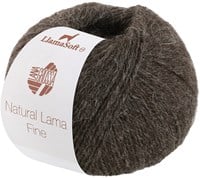Lana Grossa Natural Lama Fine 115 Black Brown