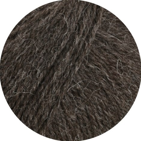 Lana Grossa Natural Lama Fine 115 Black Brown-2