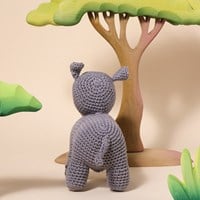 Yarnzoo - Rhino Noah Yarn and Crochet Kit-3