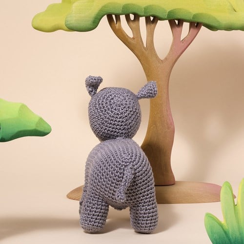 Yarnzoo - Rhino Noah Yarn and Crochet Kit-3