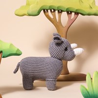 Yarnzoo - Rhino Noah Yarn and Crochet Kit-2