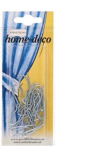 Antex Home Deco Curtain Pin Hook Metal 20 pieces Small