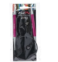 KnitPro Zing Circular Knitting Needles 60cm 10.00mm