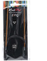 KnitPro Zing Circular Knitting Needles 100cm 2.25 mm