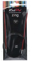 KnitPro Zing Circular Knitting Needles 100cm 2.50 mm