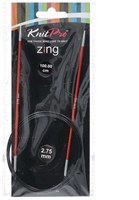 KnitPro Zing Circular Knitting Needles 100cm 2.75 mm
