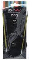 KnitPro Zing Circular Knitting Needles 100cm 3.50 mm