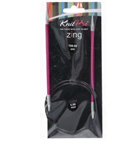 KnitPro Zing Circular Knitting Needles 100cm 5.00 mm