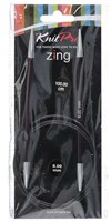 KnitPro Zing Circular Knitting Needles 100cm 6.00 mm