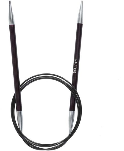 KnitPro Zing Circular Knitting Needles 100cm 6.00 mm-2