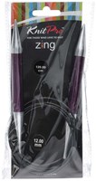 KnitPro Zing Circular Knitting Needles 120cm 12.00 mm