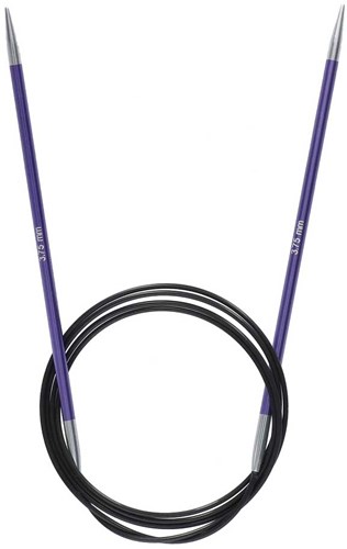 KnitPro Zing Circular Knitting Needles 120cm 3.75 mm-2