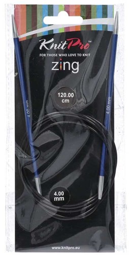KnitPro Zing Circular Knitting Needles 120cm 4.00 mm